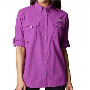 Women's Columbia PFG Fuschia Shirt XL? XXL?  Make an Offer
